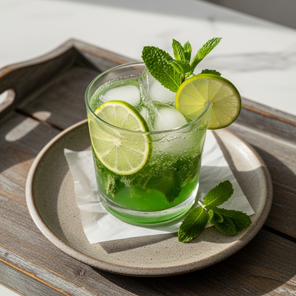 “Keto-Friendly Spanish Mojito Mocktail”