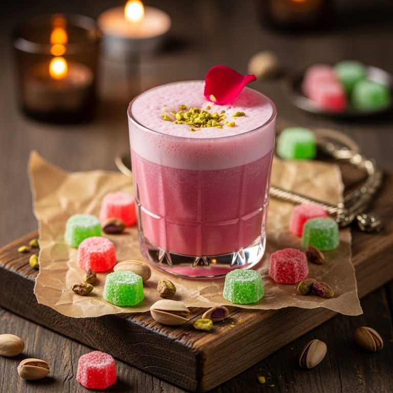 Keto-Friendly Turkish Delight Mocktail: A Romance in Every Sip