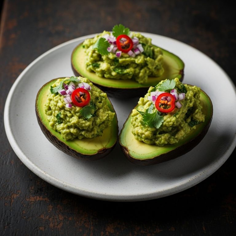 Keto-Friendly Venezuelan Aromatic Guasacaca Avocado Boats