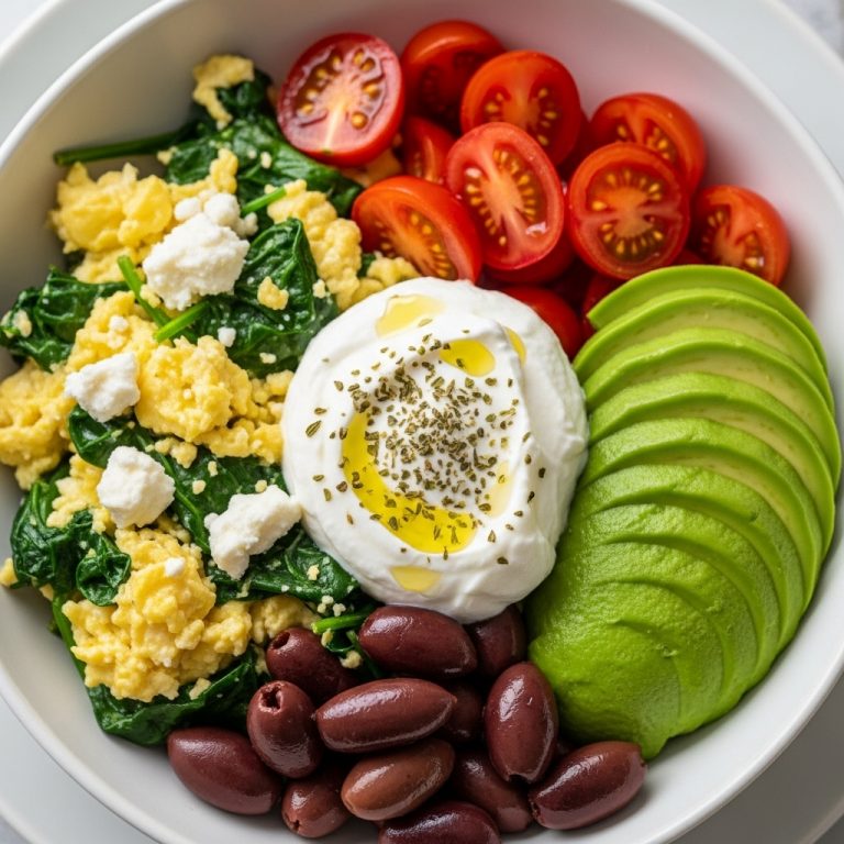 Keto Greek Breakfast Bowl
