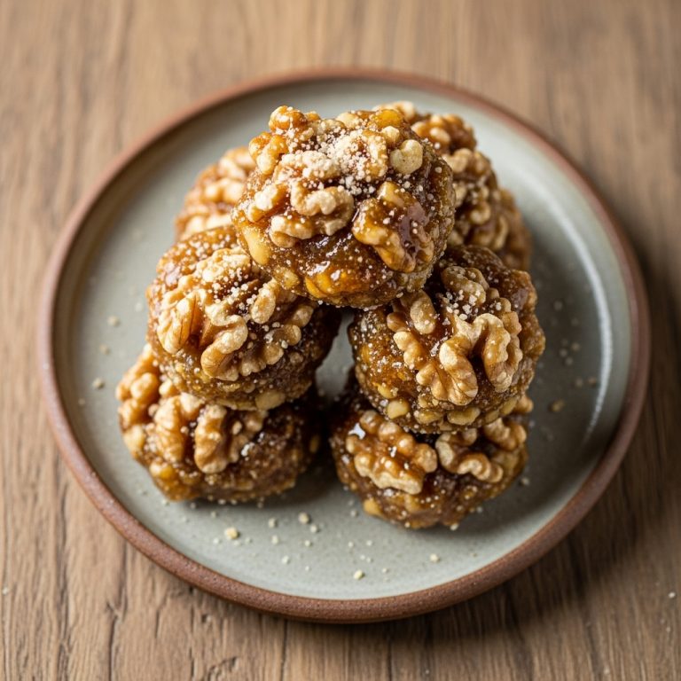 Keto Greek Honey-Walnut Bliss Bites