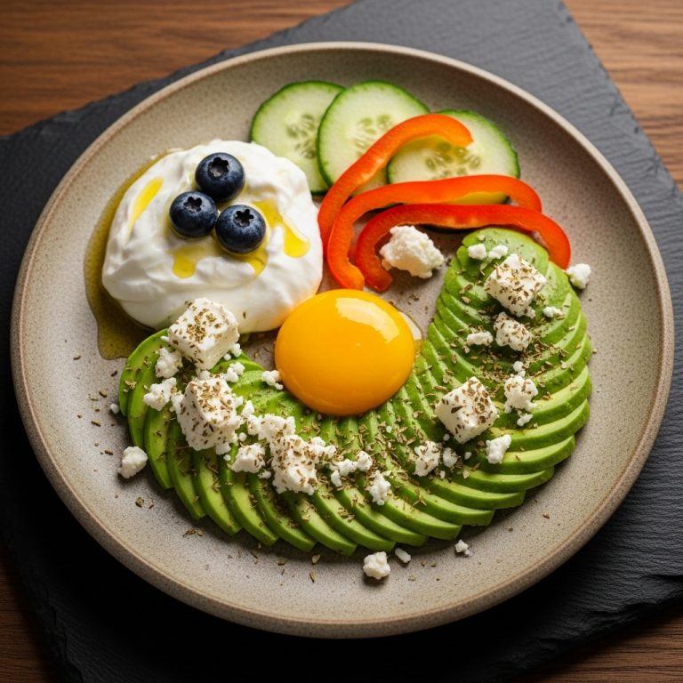 “Keto Greek Island Sunrise: A Delicious and Healthy Breakfast Experience”