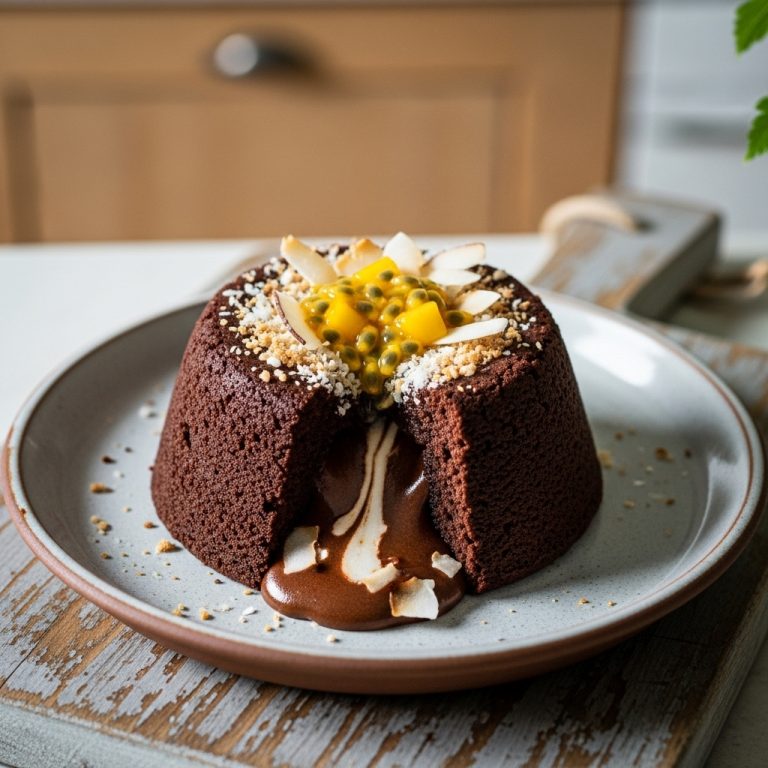 Keto Hawaiian Chocolate Lava Cake