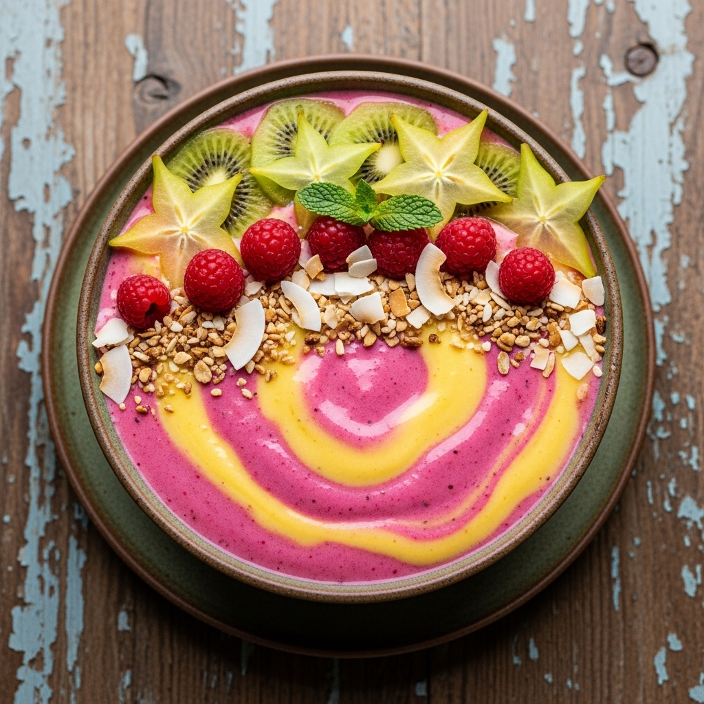 Keto Hawaiian Tropical Smoothie Bowl