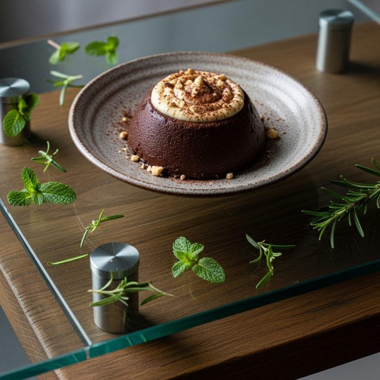 Keto Hungarian Chocolate Cauliflower Panna Cotta