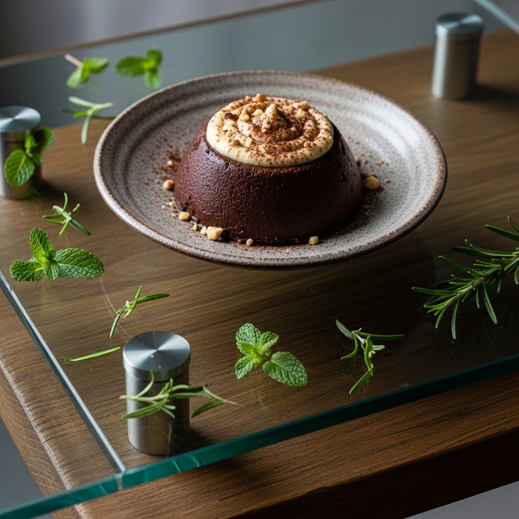 Keto Hungarian Chocolate Cauliflower Panna Cotta