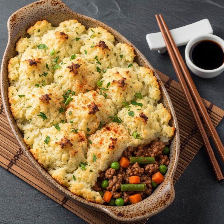 Keto Irish Shepherd’s Pie with Garlic Herb Crust – A Delectable Low-Carb Feast!