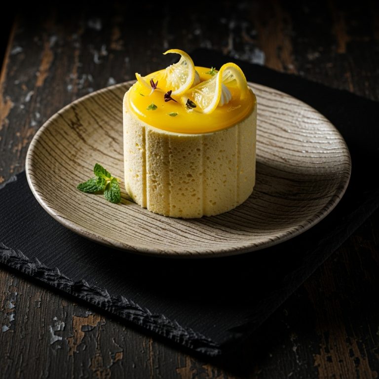 Keto Lemon Mousse Delight: A Cinematic French Dessert Experience