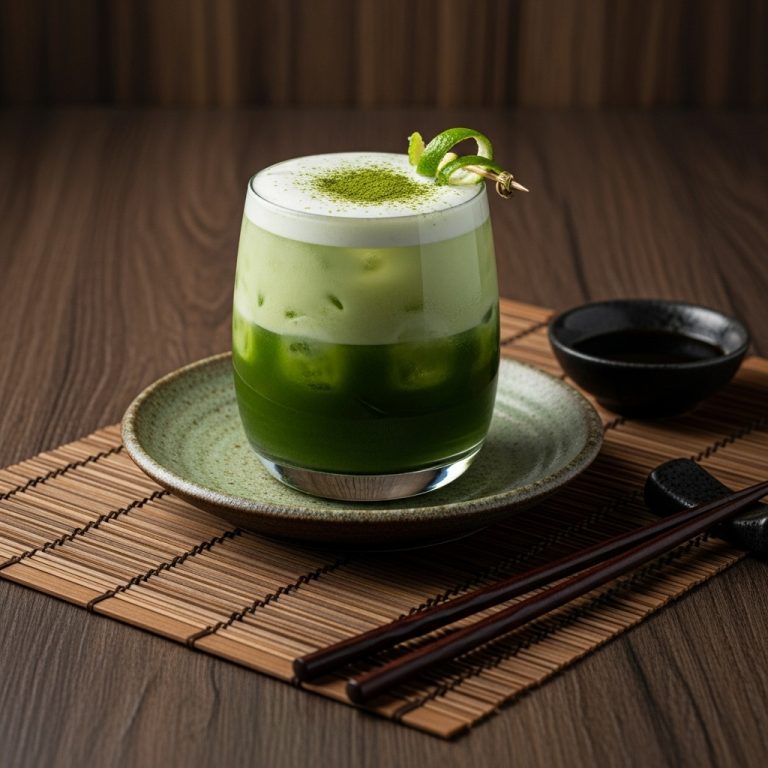 Keto Matcha Mocktail – A Dance of Jade Serenity