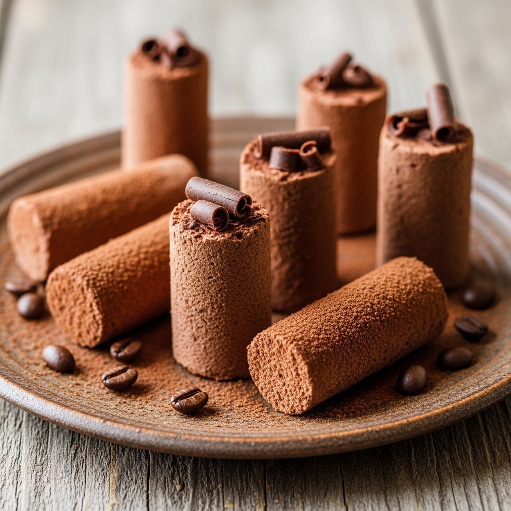 Keto Mocha Mousse Cigars