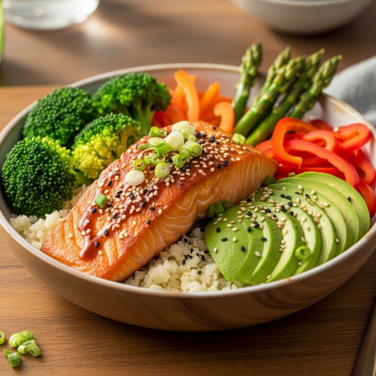Keto New Zealand Salmon Teriyaki Bowl: A Symphony of Umami Flavors