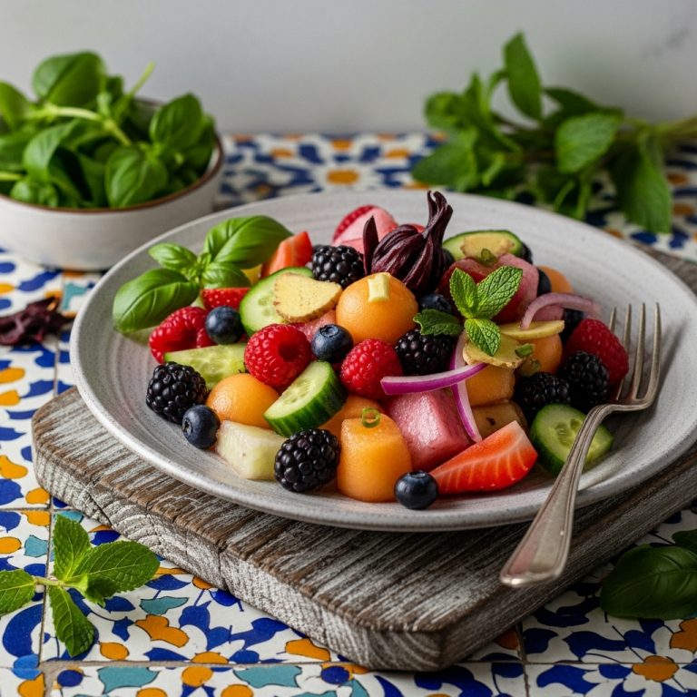 Keto Nigerian Zobo Fruit Salad