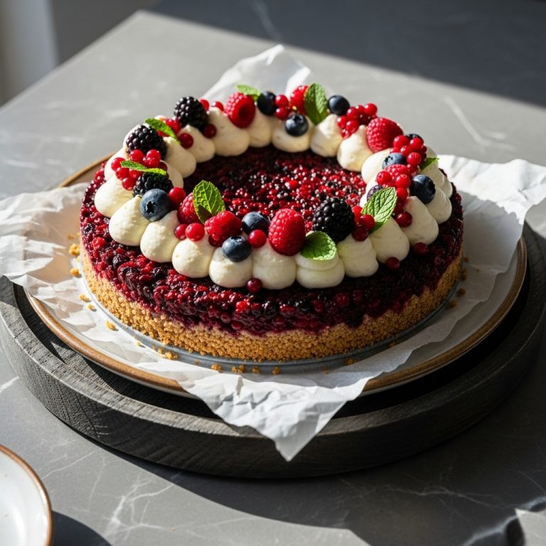Keto Nordic Forest Berry Torte