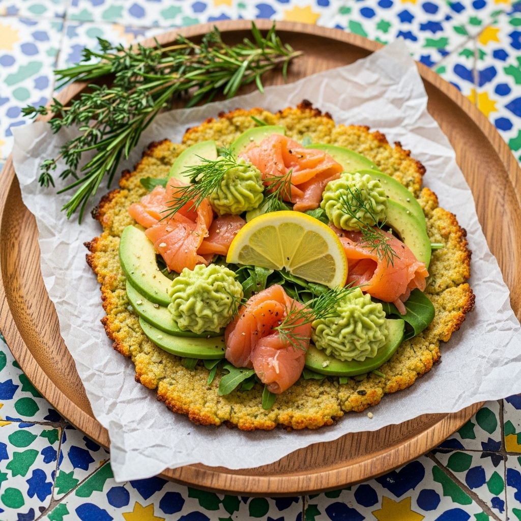 Keto Polish Breakfast: Zapiekanka Pizza with Smoked Salmon and Avocado Cream – A Cinematic, Sensory Experience!