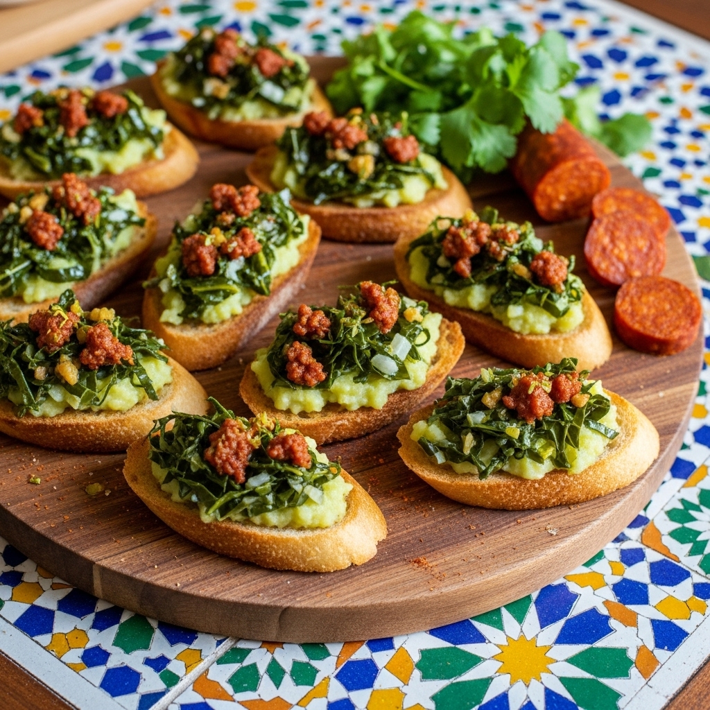 Keto Portuguese Caldo Verde Crostinis – A Symphony of Flavors