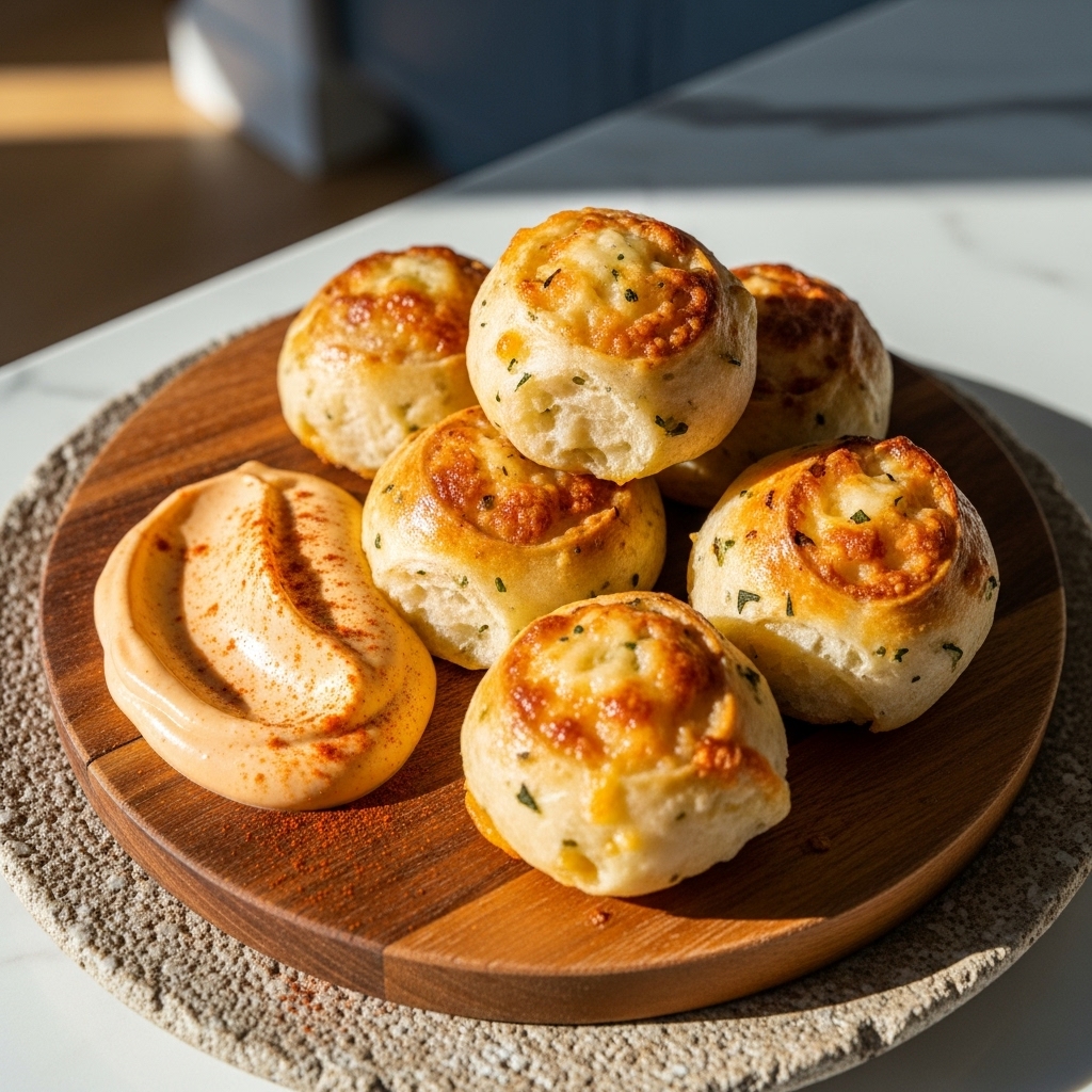 Keto Portuguese Cheese Rolls with Smoky Paprika Aioli – Low Carb Heaven!