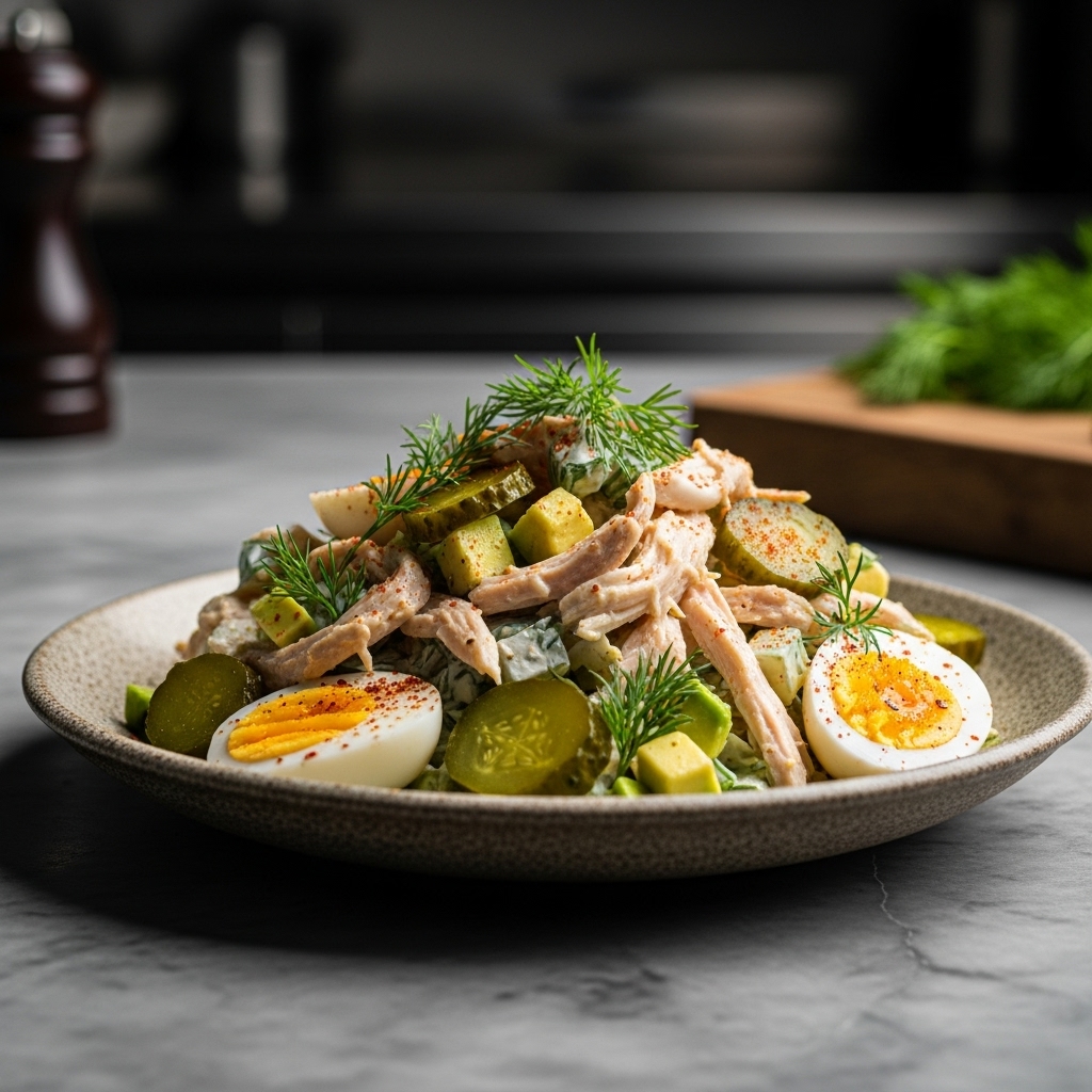 Keto Russian Lunch Salad: A Mouthwatering Symphony of Flavors