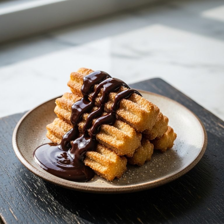 Keto Spanish Dessert: Almond Flour Churros with Sugar-Free Chocolate Sauce