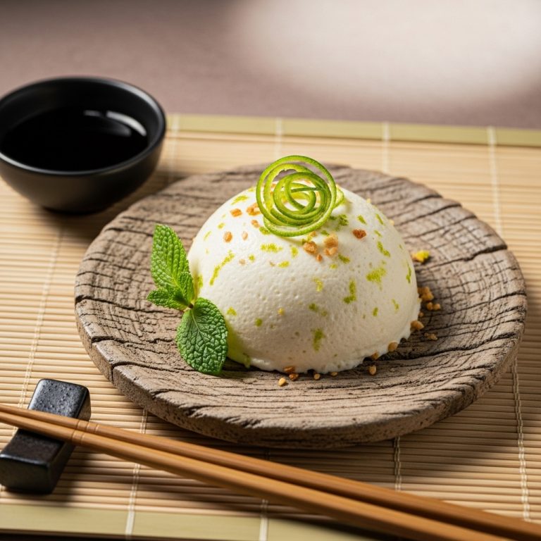 Keto Tropical Paradise Polynesian Coconut Mousse with Lime Zest