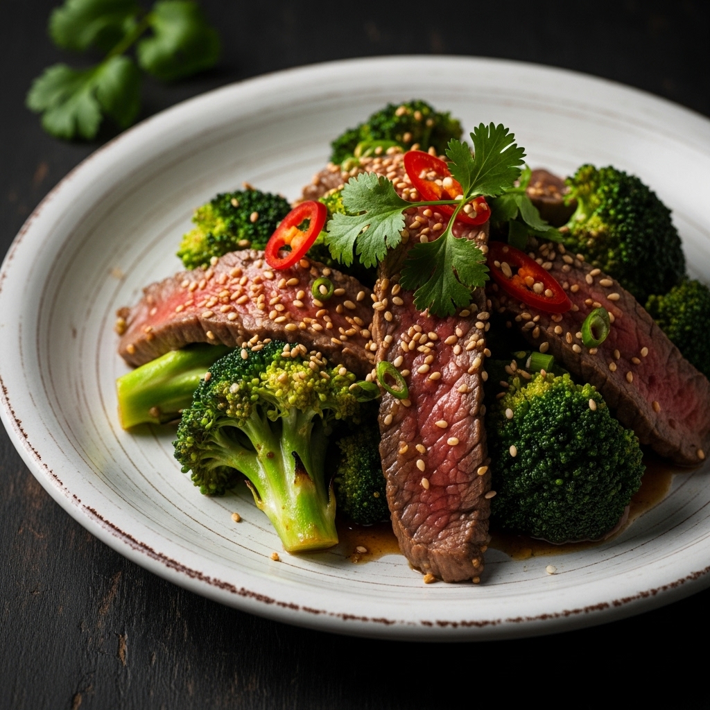 Keto Vietnamese Beef and Broccoli Stir-Fry in Coconut Aminos Sauce