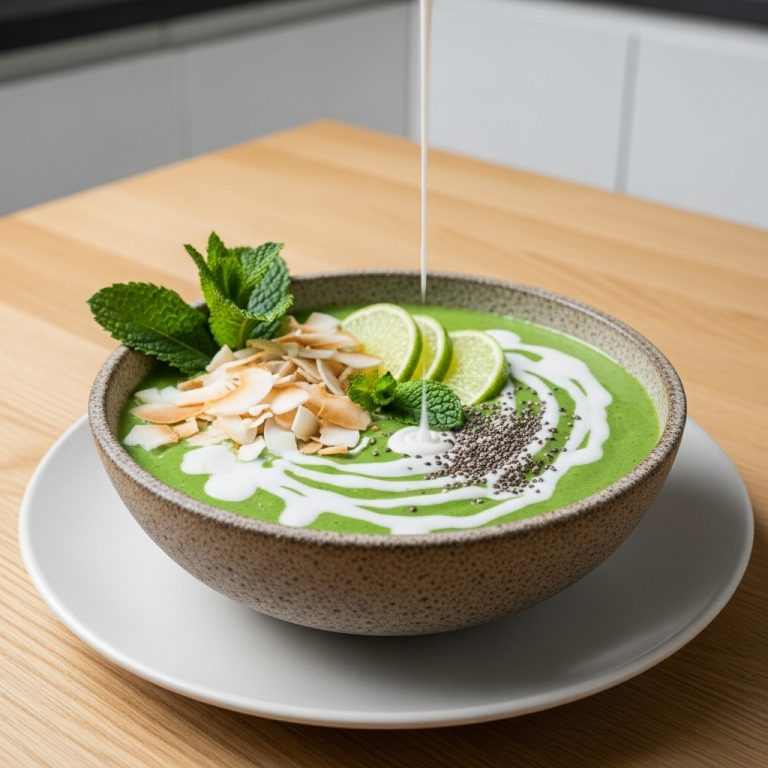 Keto Vietnamese Smoothie Bowl with Coconut Lime Sauce