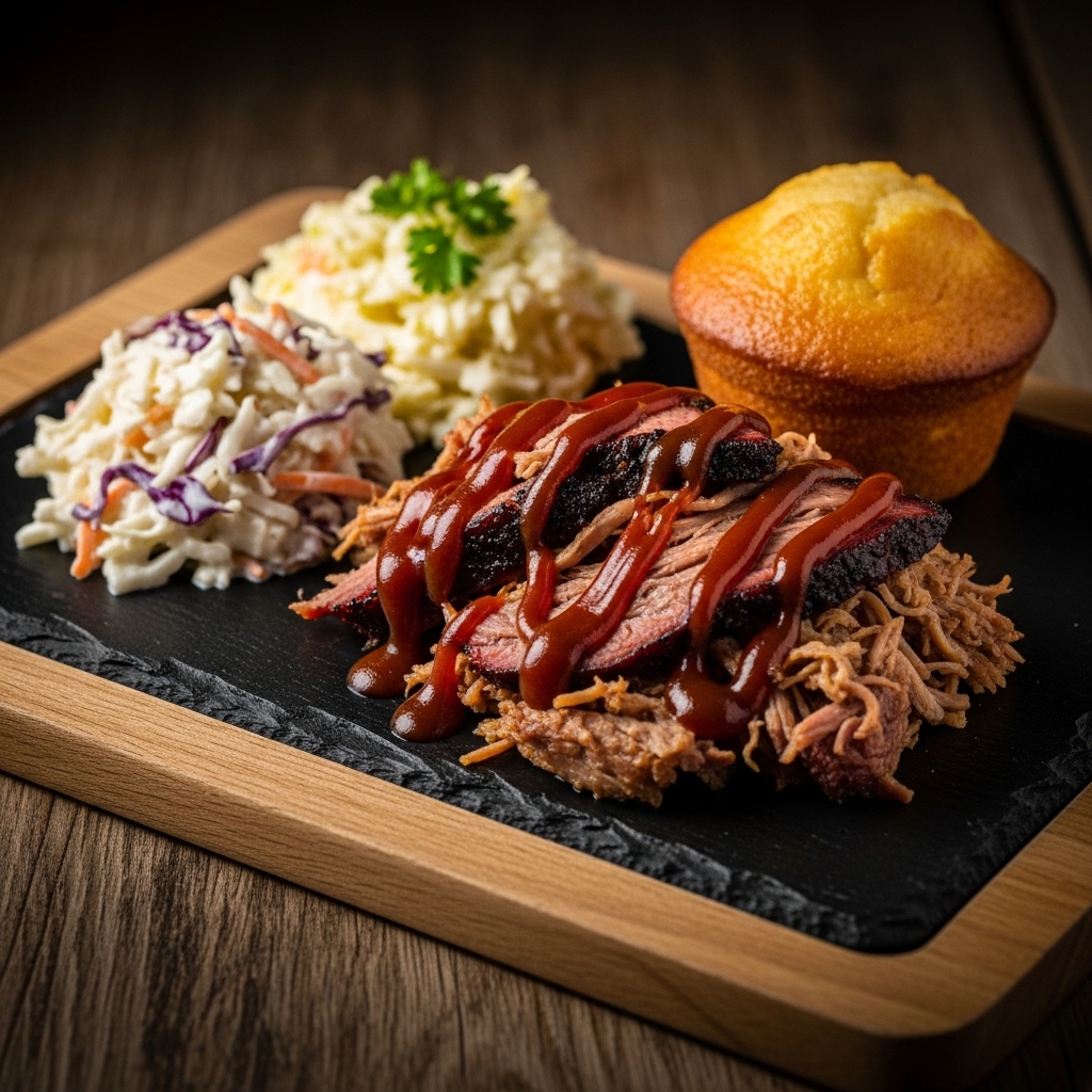 Kickin’ Carolina BBQ Smokehouse Lunch