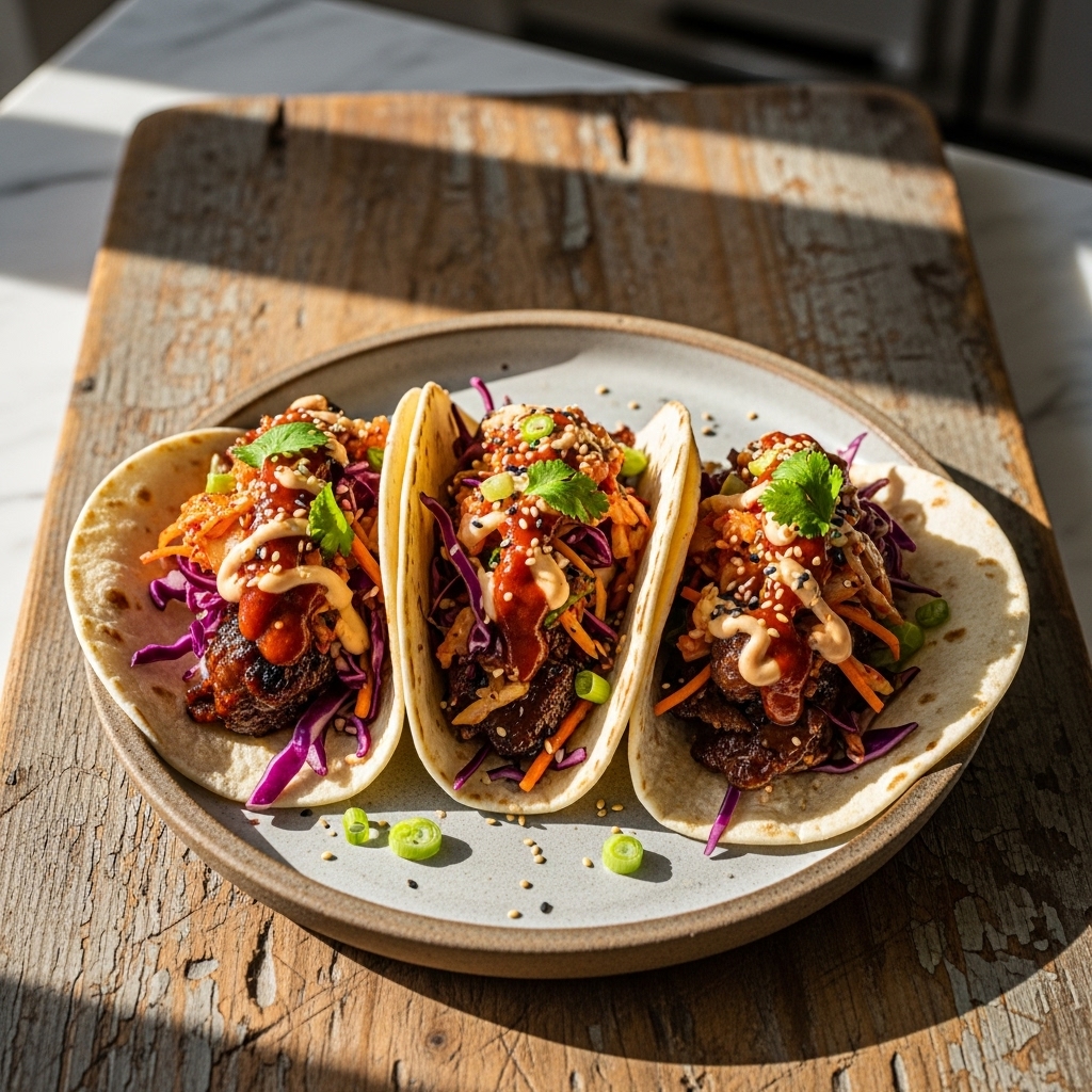 Kickin’ Korean BBQ Tacos