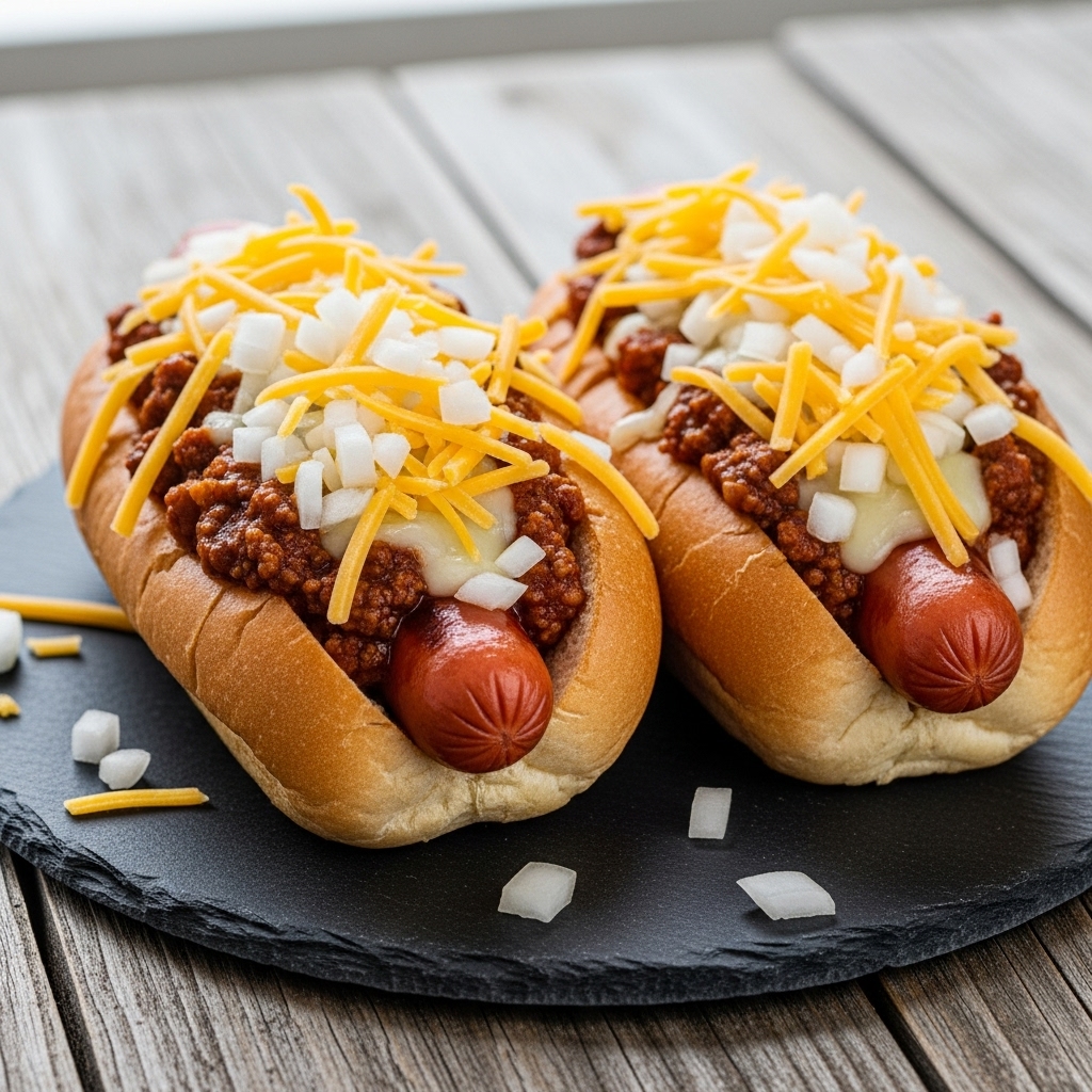 Kickoff Chili Cheese Dogs