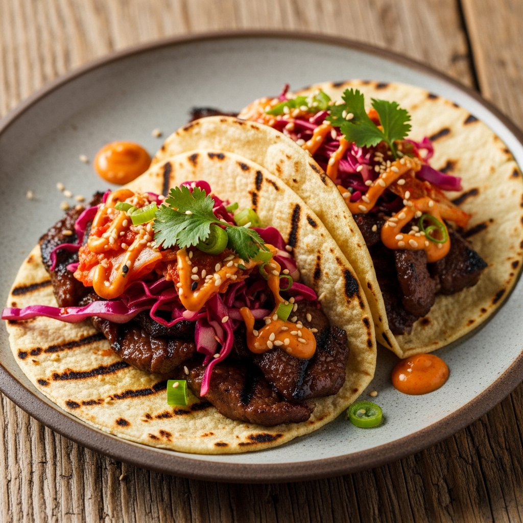 Korean BBQ Tacos – Seoul Sizzling Street Food