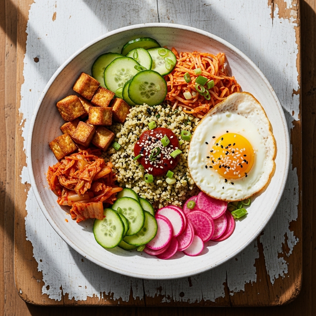 Korean Cauliflower Rice Bowl