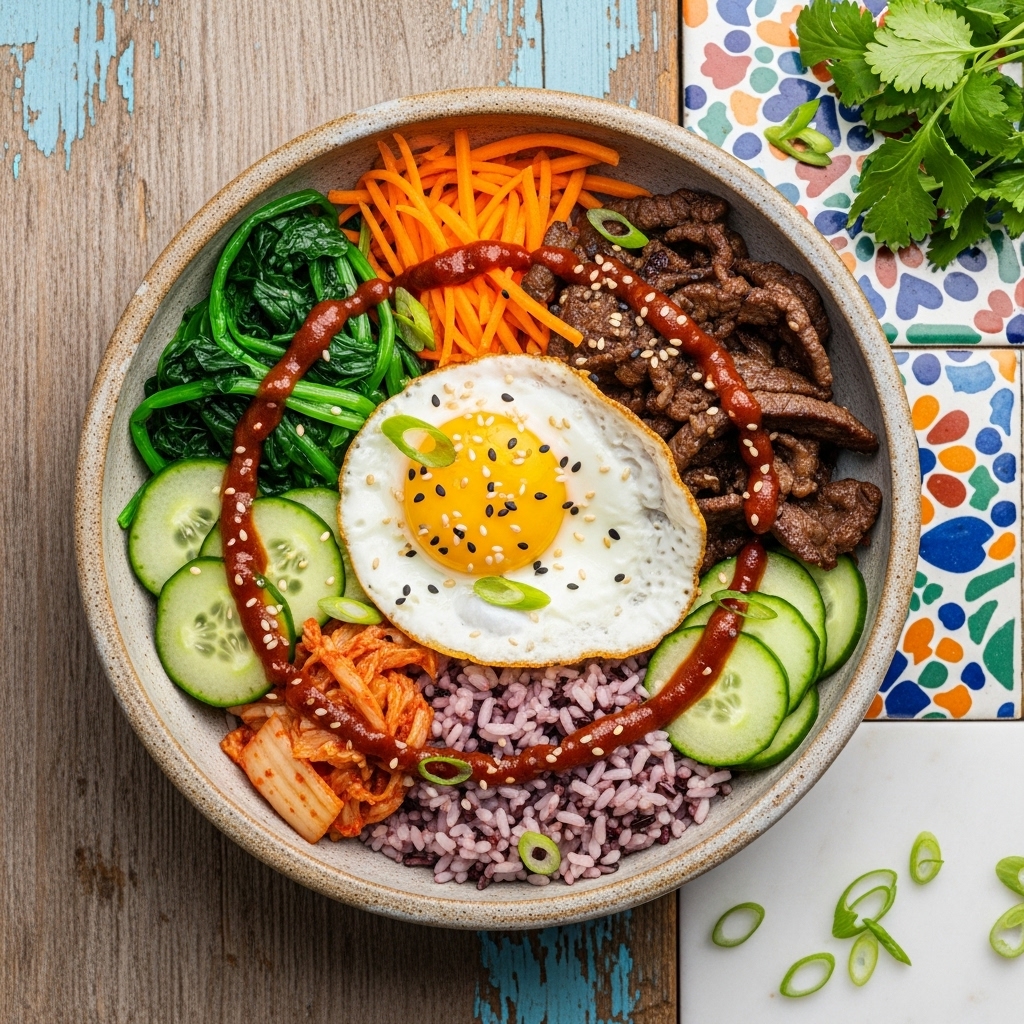 Korean Gluten-Free Brunch Bowl