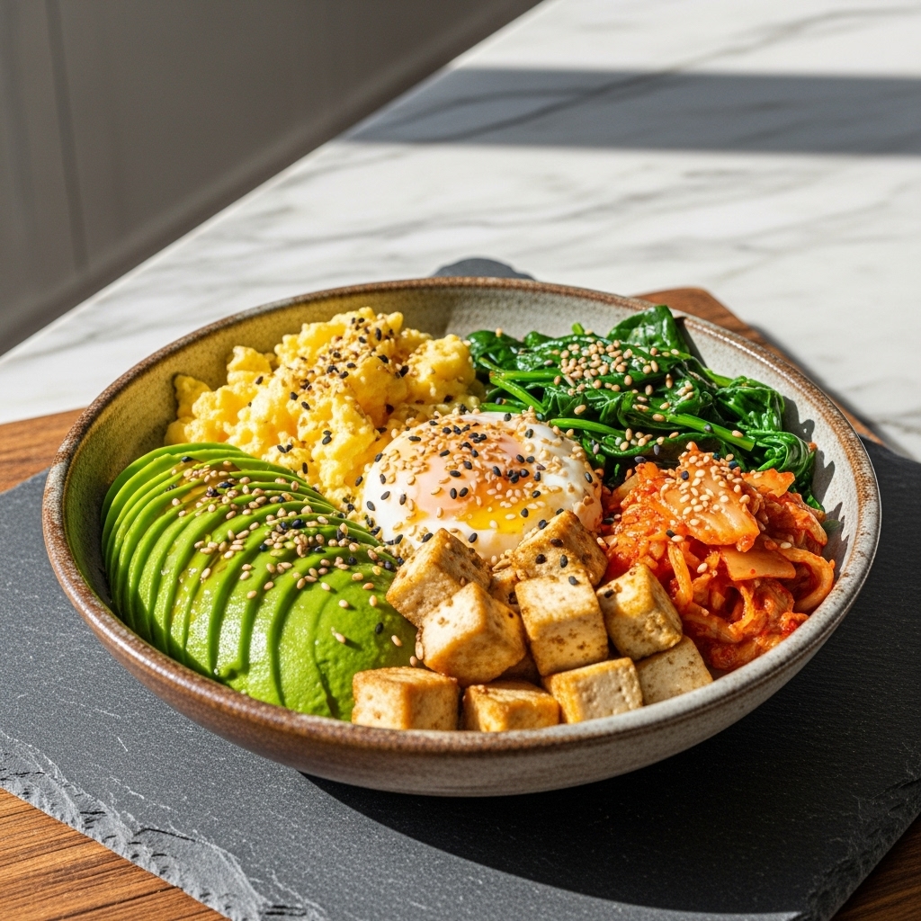 Korean Low-Carb Breakfast Bowl