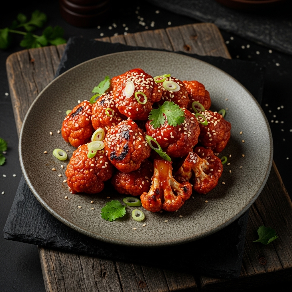 Korean Spicy Cauliflower Bites – Keto-Friendly & Low Carb