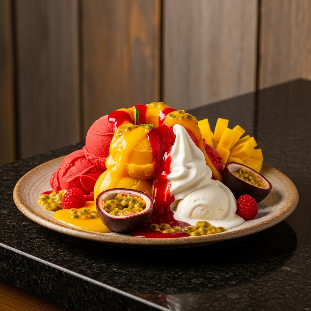 Lava Flow Frozen Delight – A Tropical Twist on the Classic Dessert
