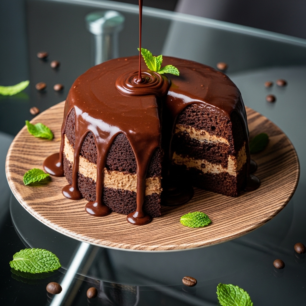 Aloha Sunrise Mocha Torte