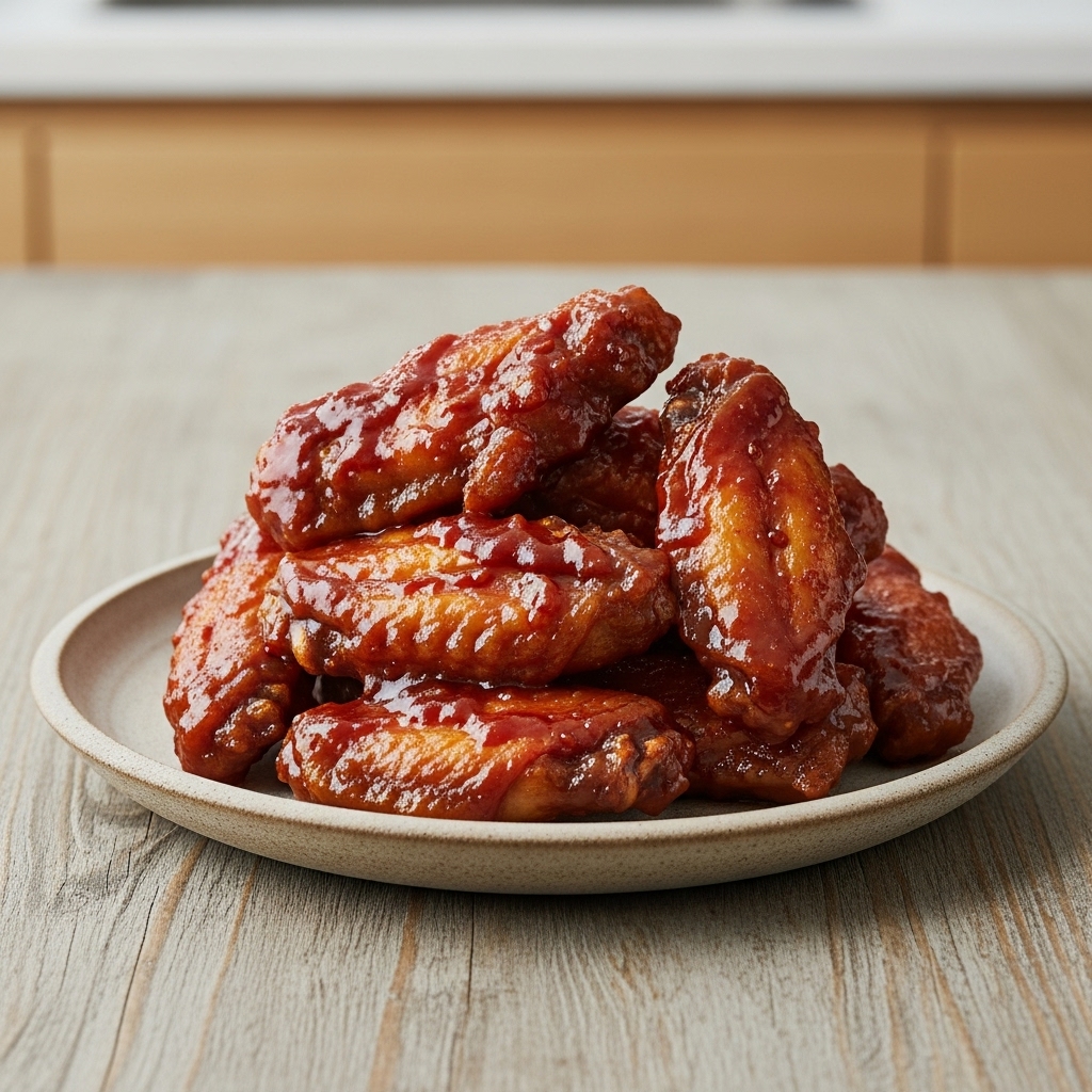 Lava Lickin’ Smoky BBQ Chipotle Wings
