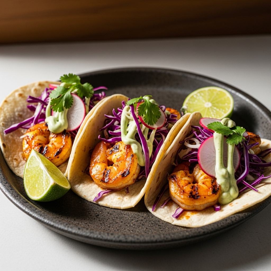 Lava Lime Grilled Shrimp Tacos