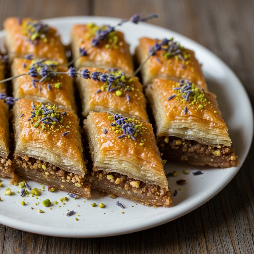 Lavender-Infused Paleo Baklava
