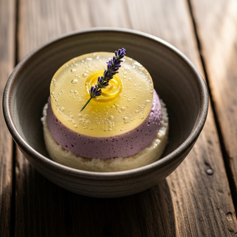Lavender Lemonade Coconut Mousse