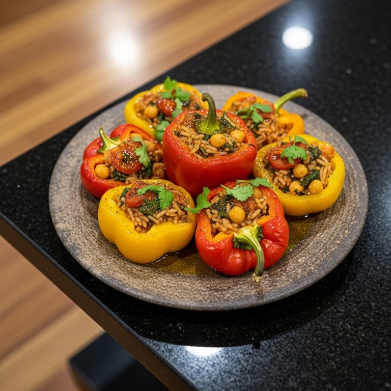 Lebanese Stuffed Bell Peppers – A Vegetarian Delight