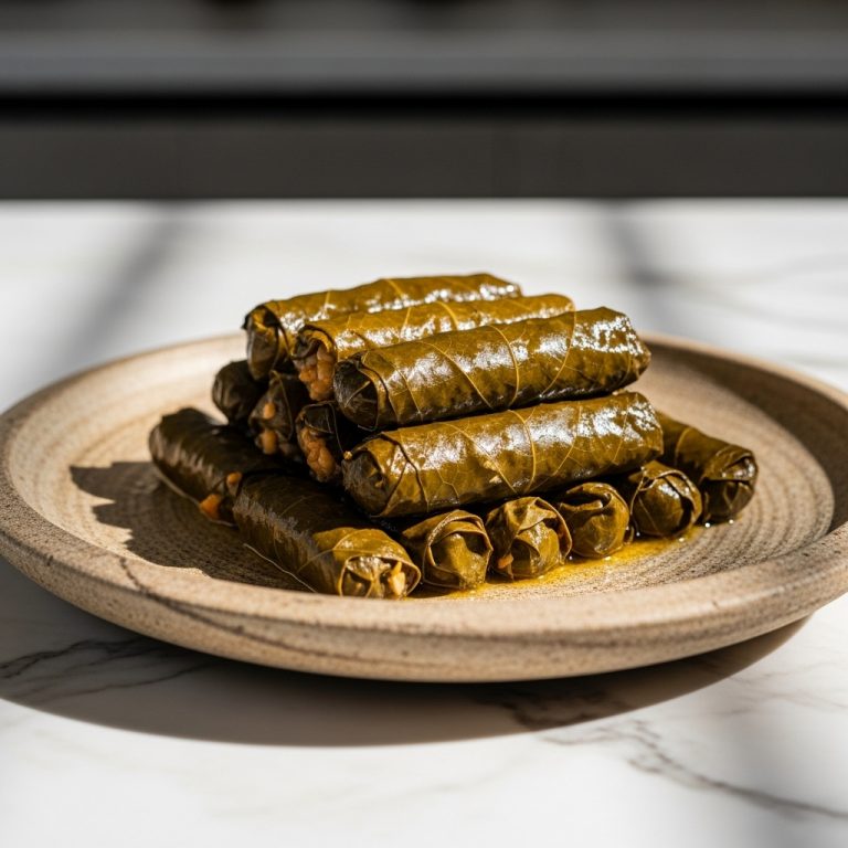 Lebanese Stuffed Vine Leaves (Warak Enab) – A Vegetarian Delight!