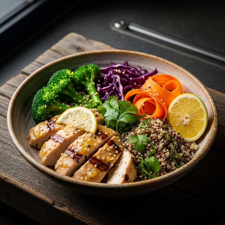 Lemon-Ginger Chicken Power Bowls