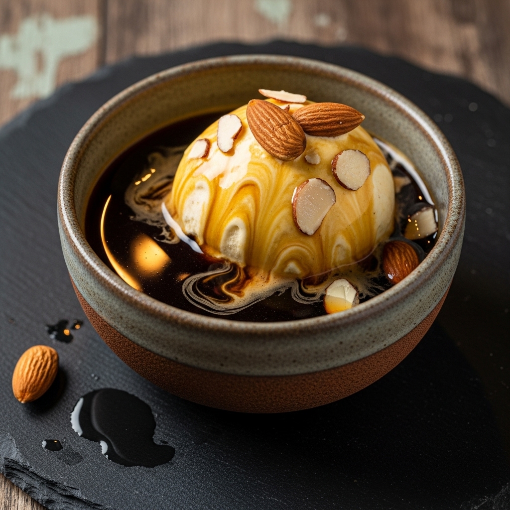 Luscious Amaretto Affogato