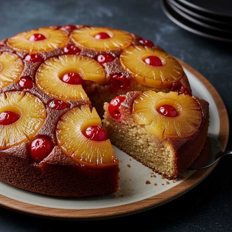 “Luscious Keto-Friendly Hawaiian Pineapple Upside Down Cake”
