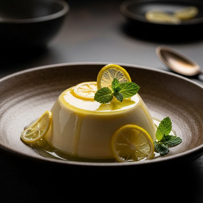 Luscious Limoncello Panna Cotta