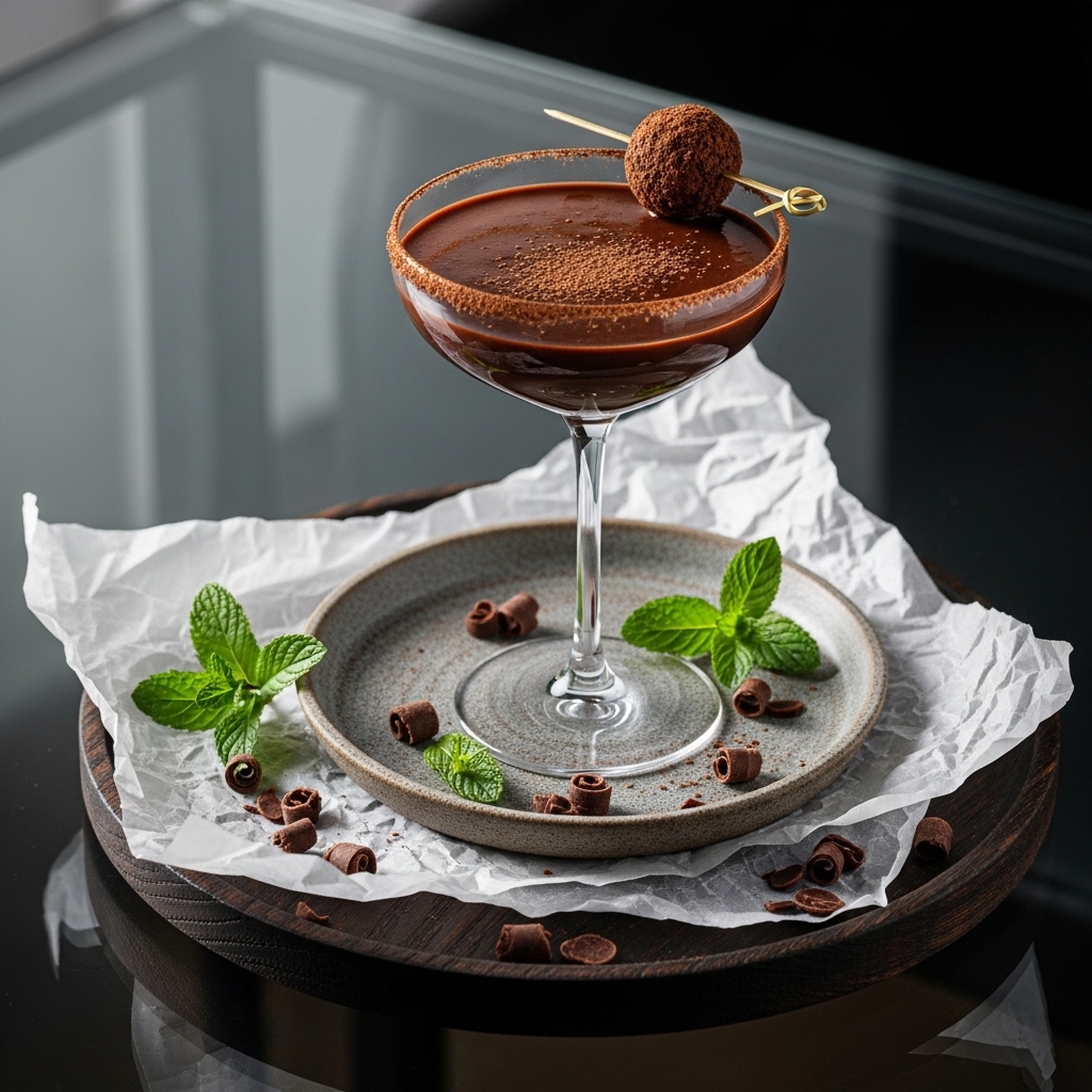 Luscious Low-Carb Chocolate Truffle Mocktail