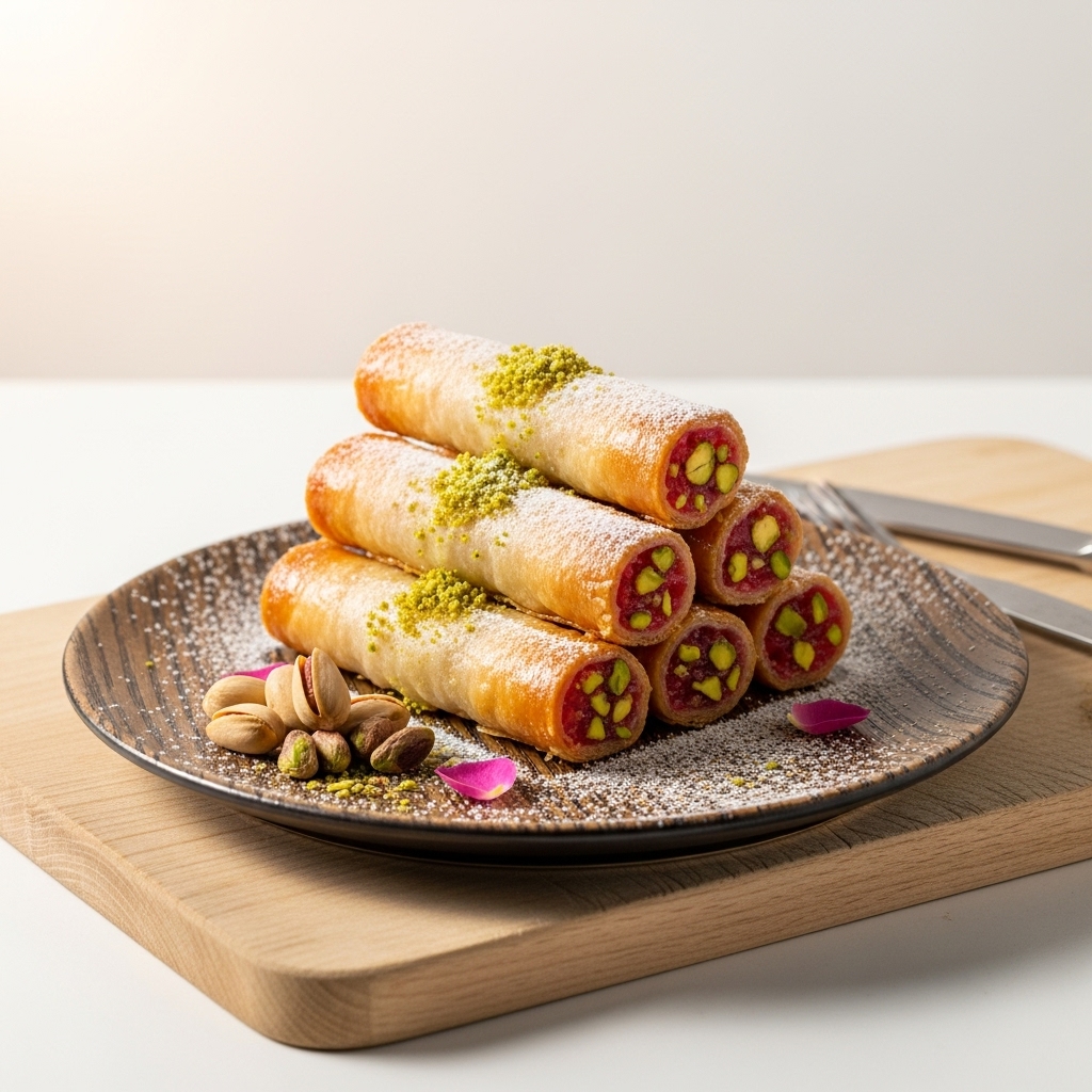 Luxurious Gluten-Free Turkish Delight Cigar Rolls