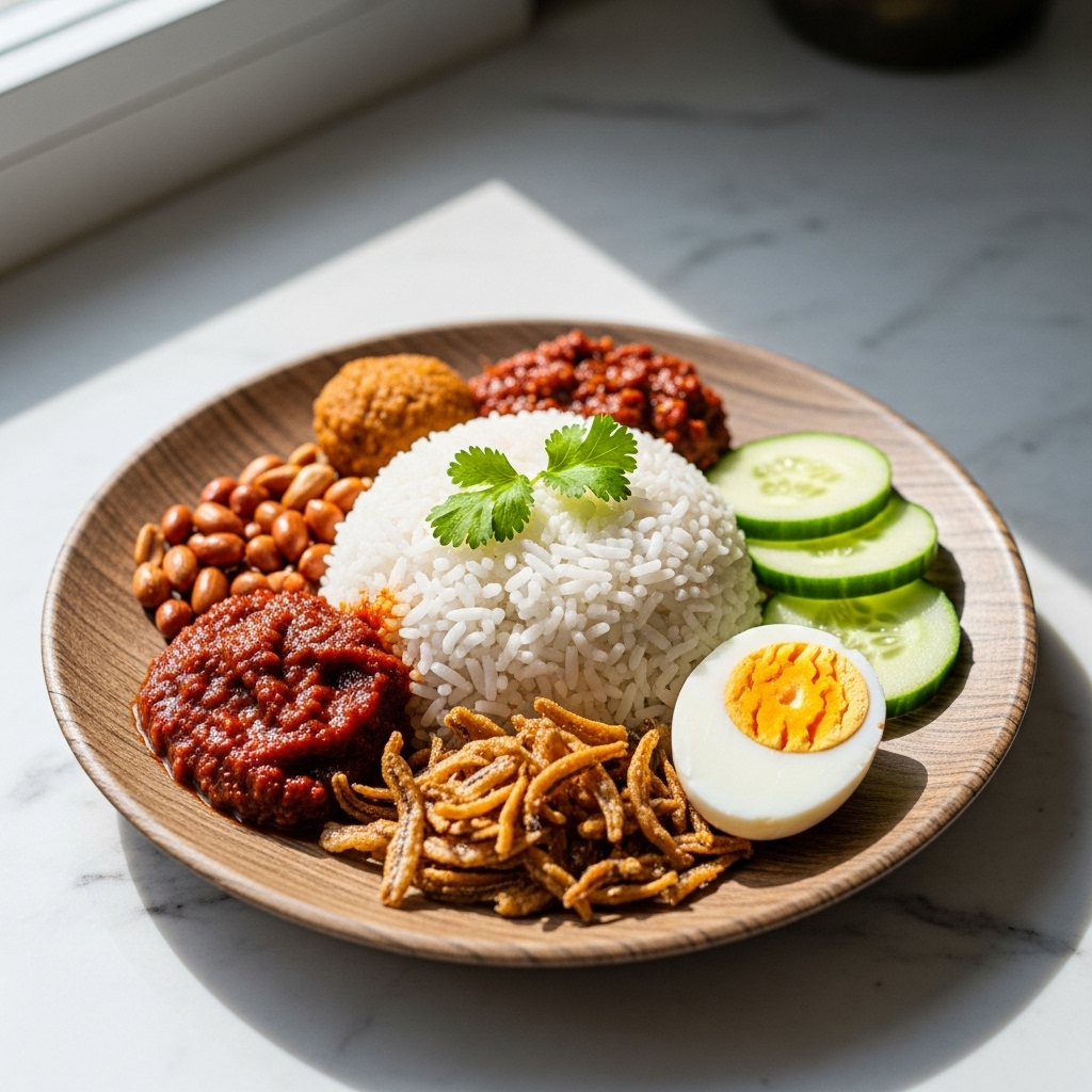 Malaysian Vegan Nasi Lemak – A Creamy and Flavorful Delight!