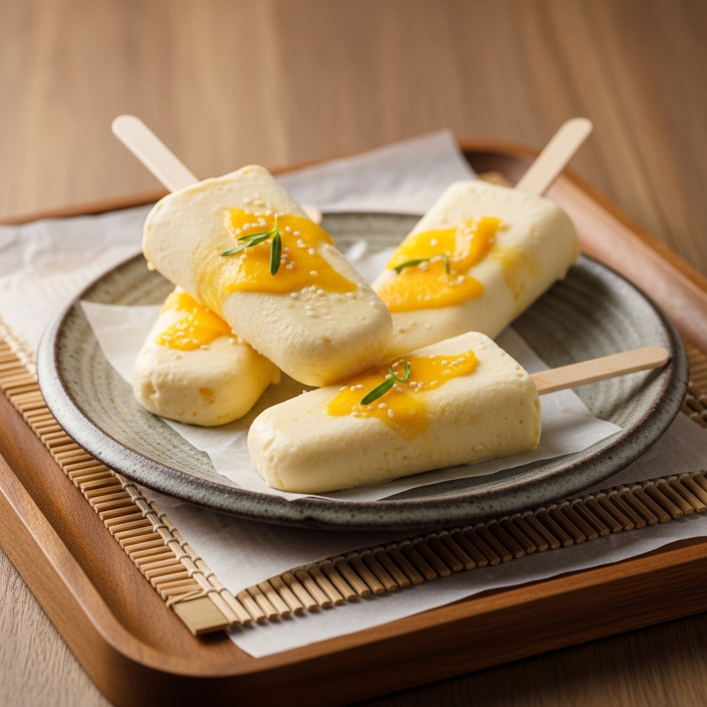 Mango Coconut Kulfi Popsicles – A Vegan Twist on the Indian Classic