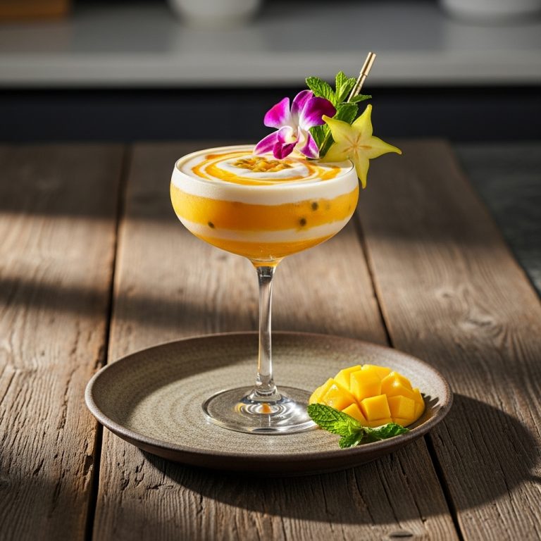 “Mango Dreams – A Vegan Hawaiian Mocktail”